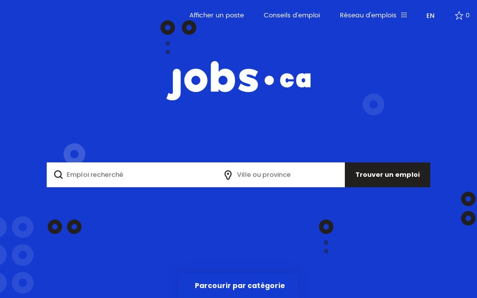 www.emplois.ca/ screen capture