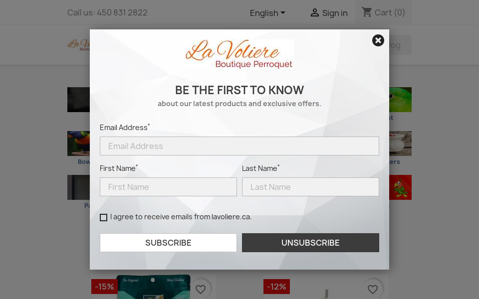 lavoliere.ca screen capture