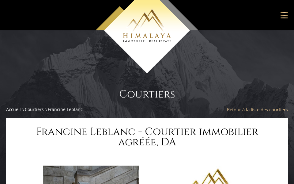 www.himalayacorp.com/fr/courtiers/francine%20leblanc.html?courtier_USERID=57881 screen capture