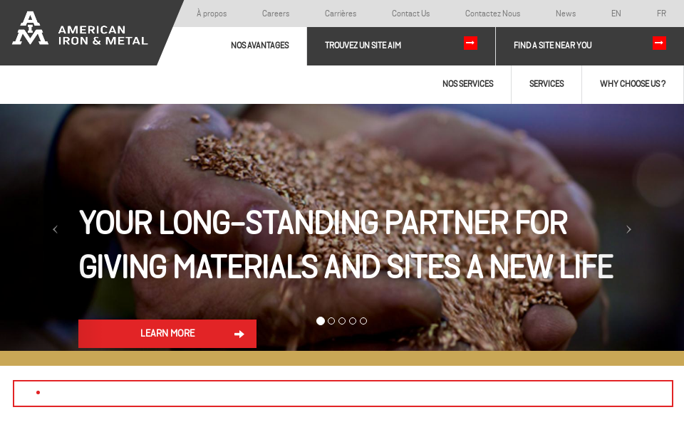 aim-global.com/ screen capture