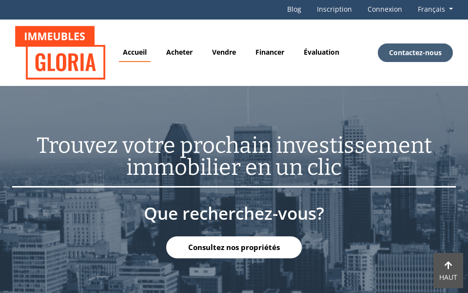 immeublesgloria.com/ screen capture