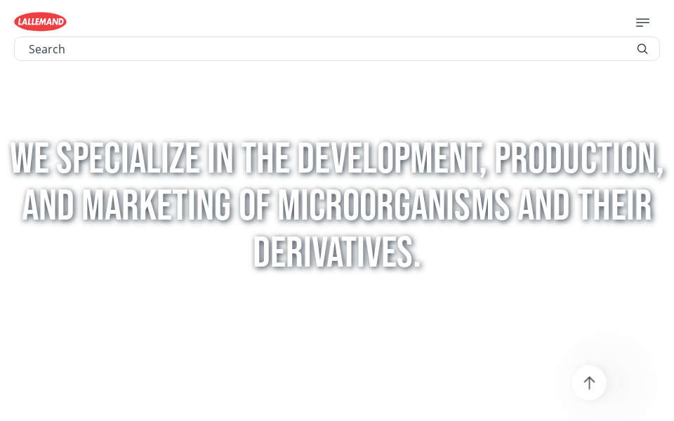 www.lallemand.com/ screen capture