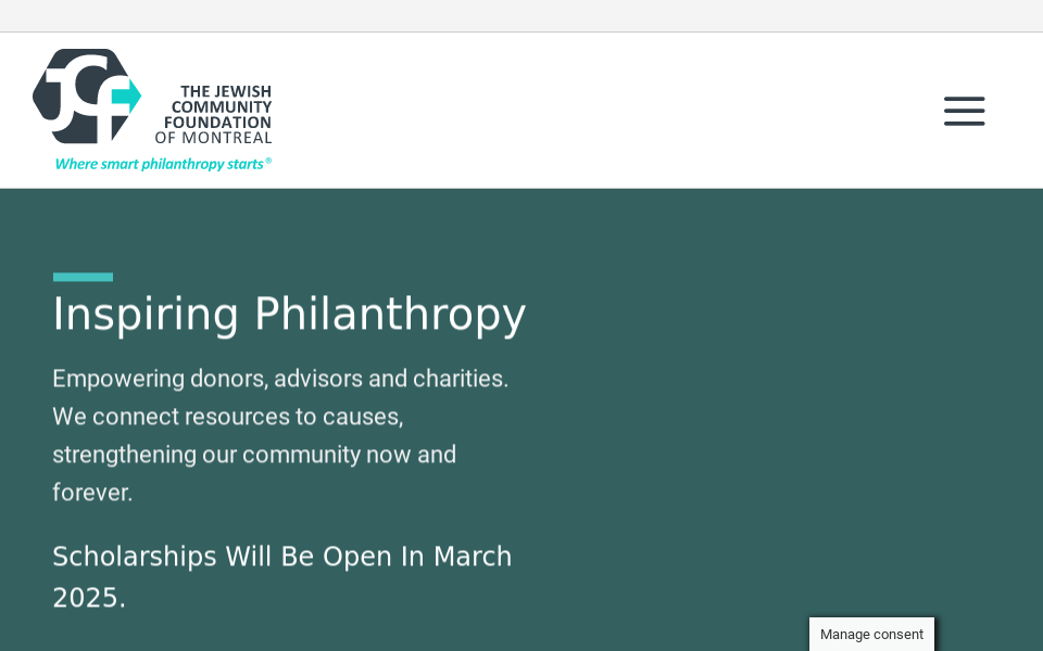 jcfmontreal.org/ screen capture