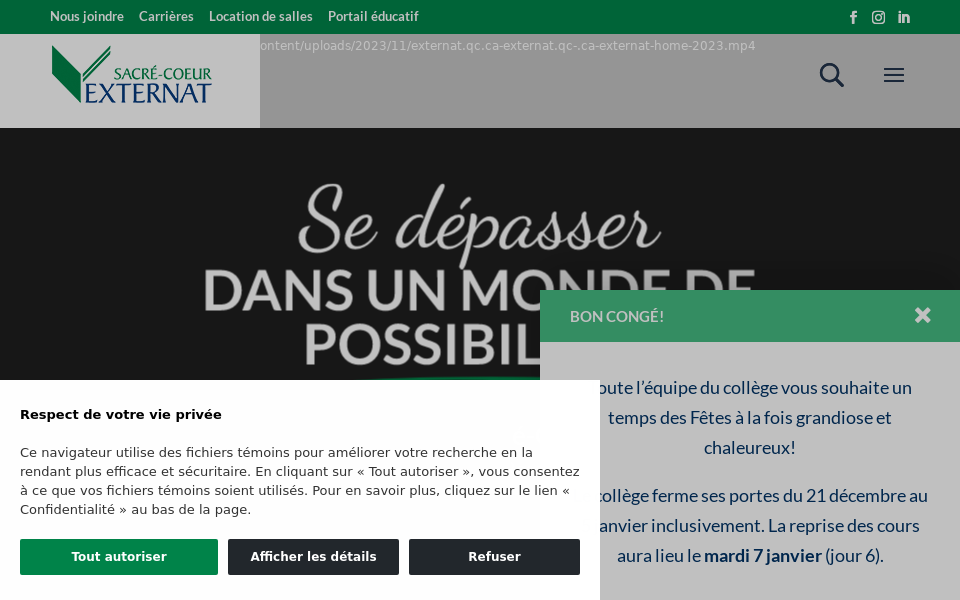 externat.qc.ca/ screen capture