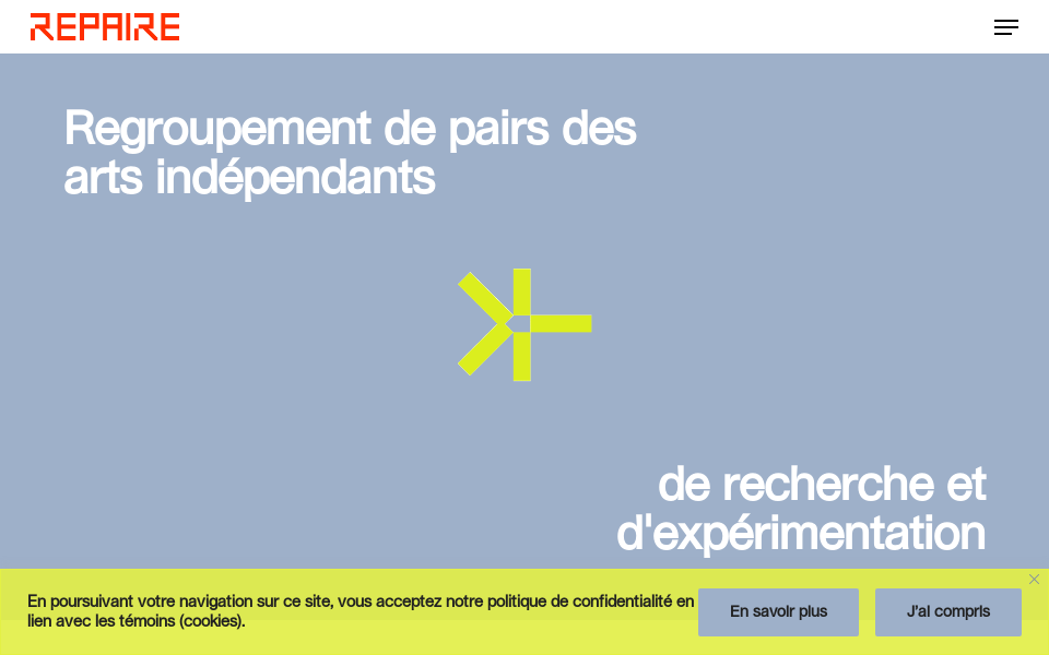 www.repaire.art/ screen capture