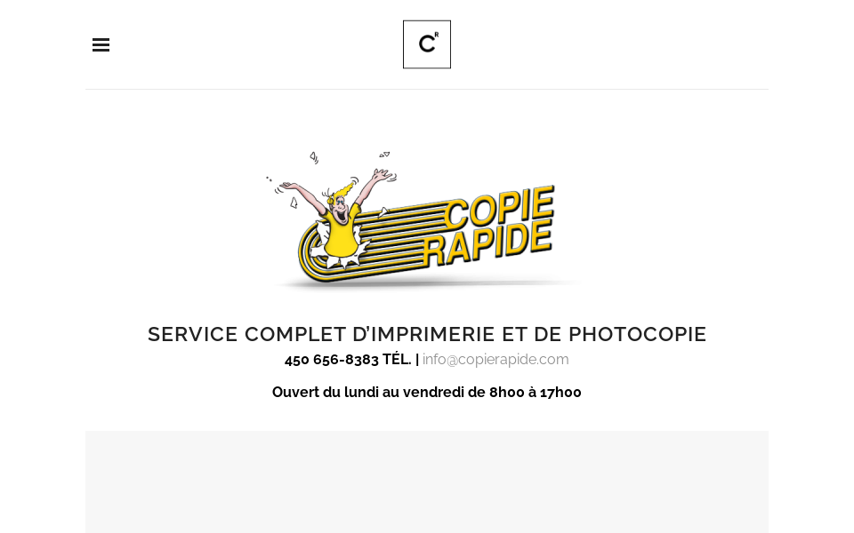 copierapide.com/ screen capture