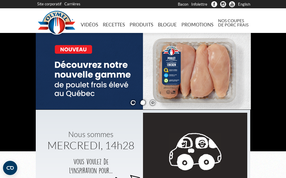 www.olymel.com/ screen capture