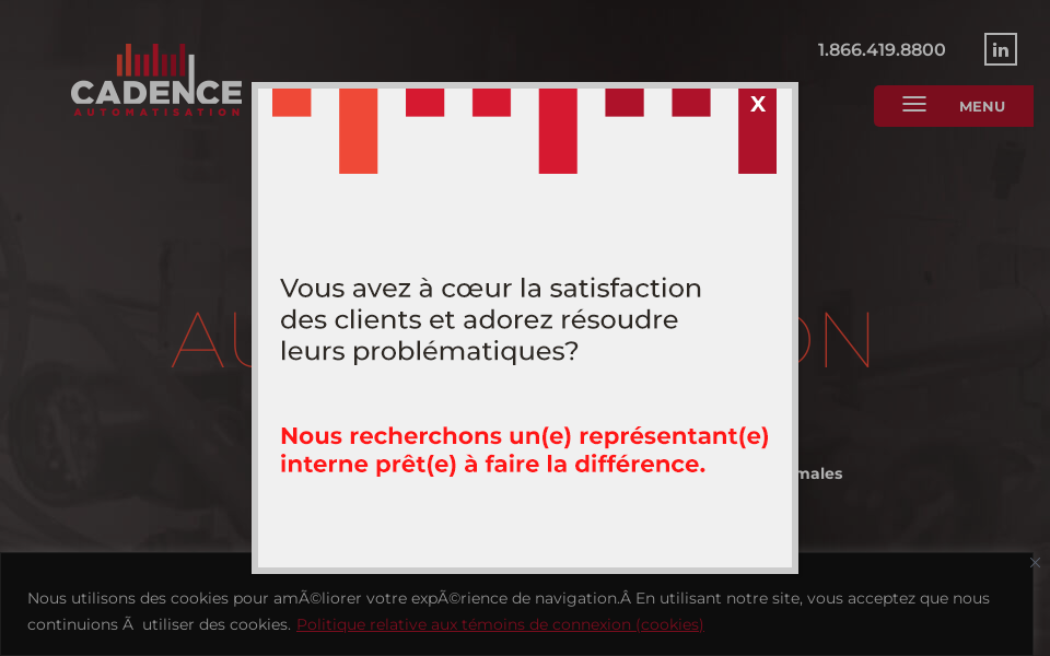 cadenceautomation.ca/ screen capture