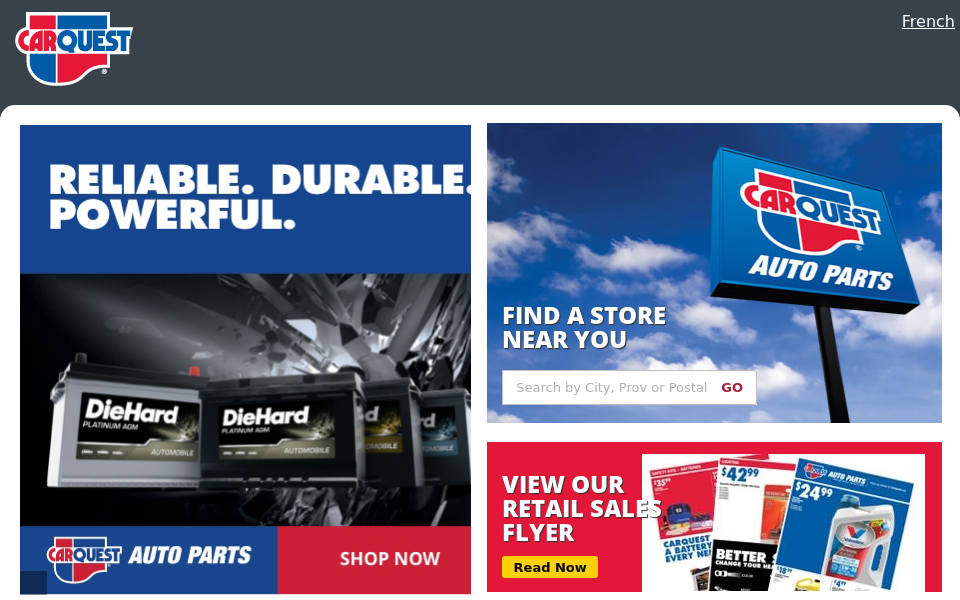 www.carquest.ca/ screen capture