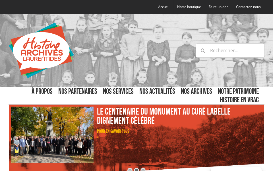 histoire-archives-laurentides.com/ screen capture