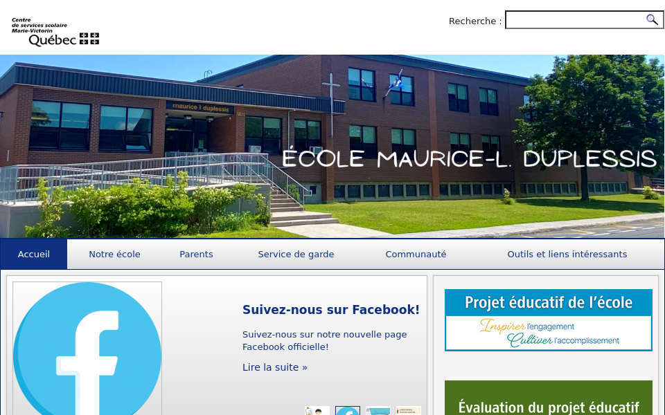 mauriceduplessis.ecoles.csmv.qc.ca/ screen capture