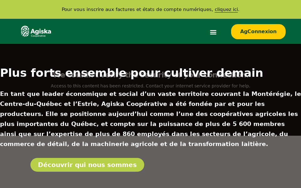 agiska.coop/ screen capture