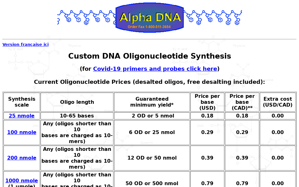 www.alphadna.com/ screen capture