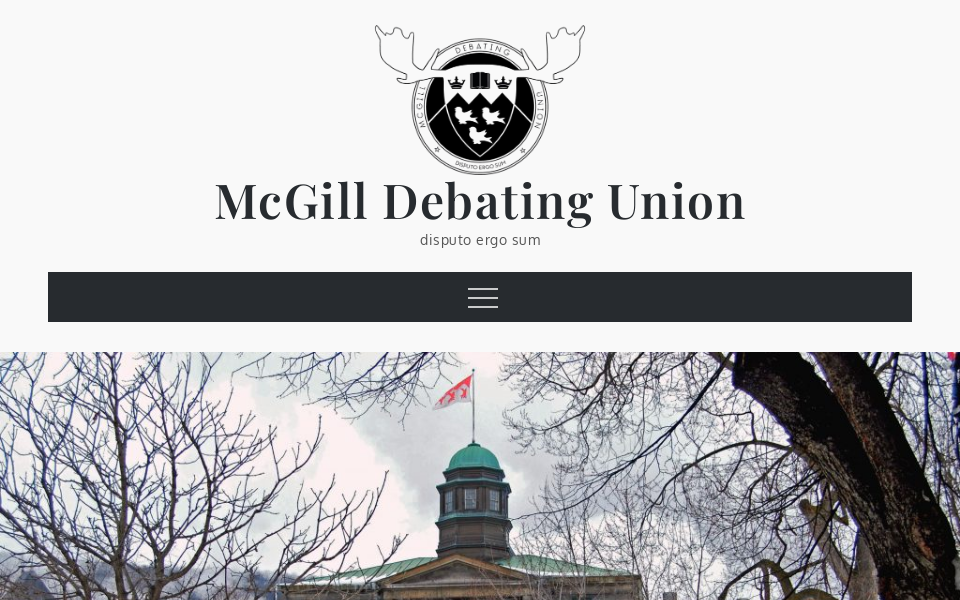 debatingunion.ssmu.ca/ screen capture