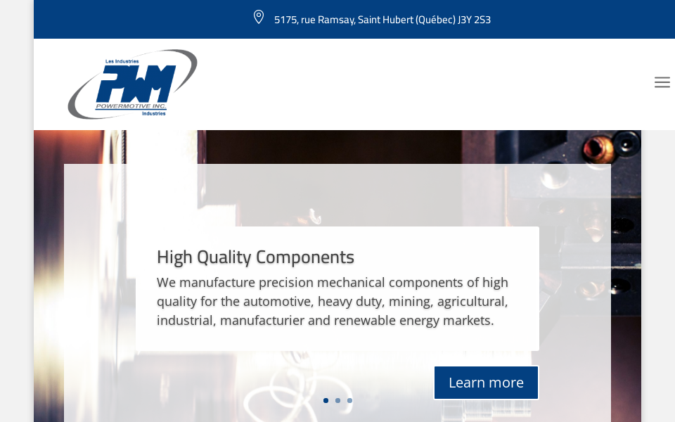 powermotive.com/ screen capture