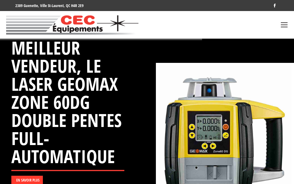 cecequip.com/ screen capture