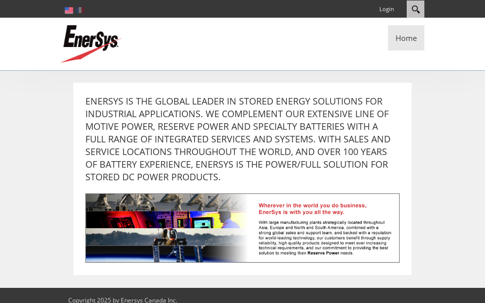 www.enersysinc.ca/ screen capture
