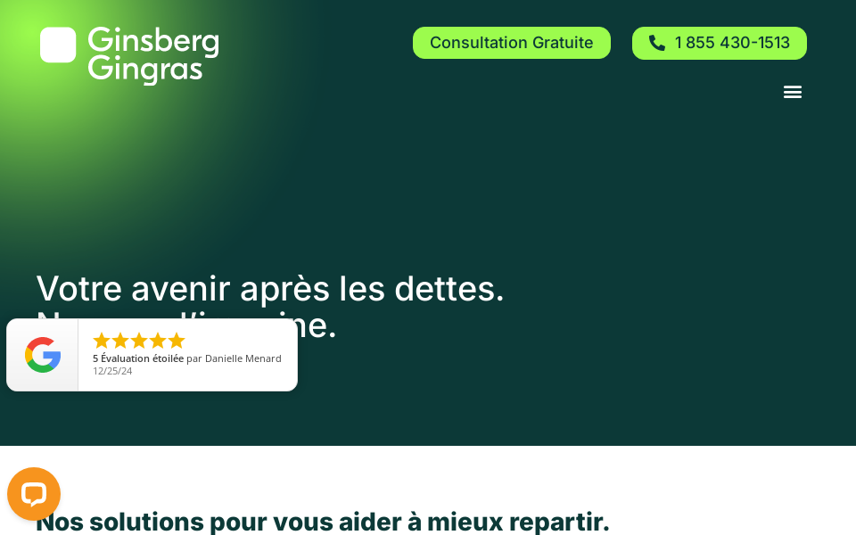 ginsberg-gingras.com/ screen capture