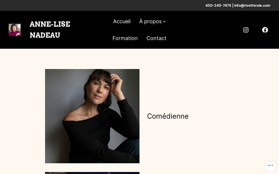 annelisenadeau.com/ screen capture