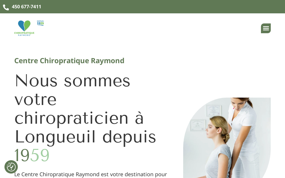 chiropratiqueraymond.com/ screen capture