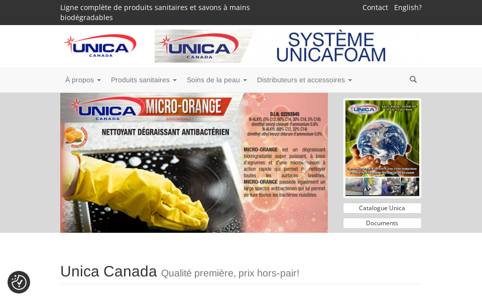 www.unicacanada.com/ screen capture