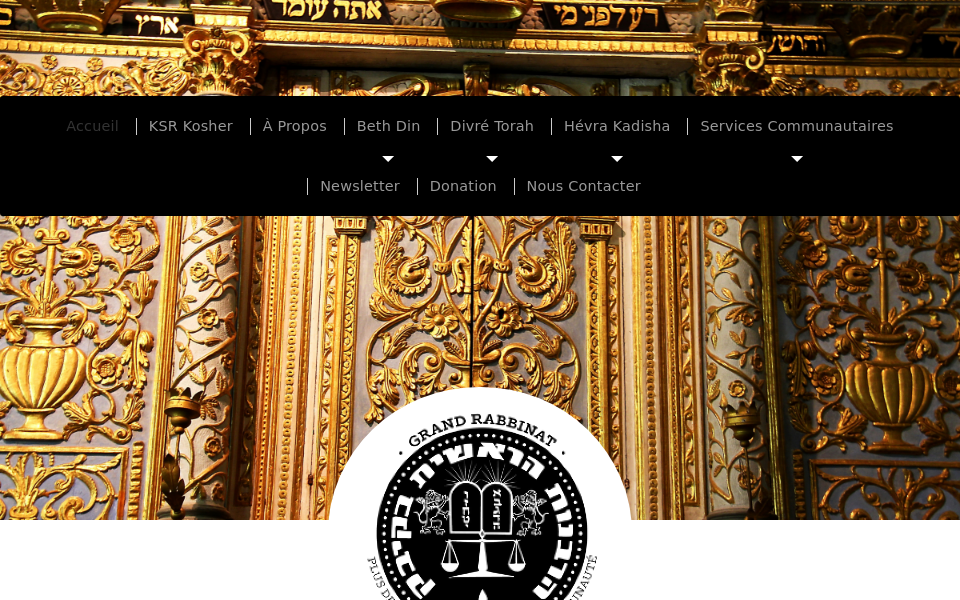 rabbinat.qc.ca/ screen capture