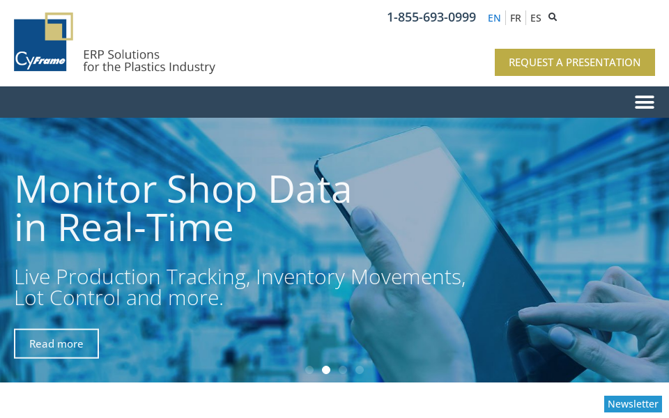 cyframe.com/ screen capture