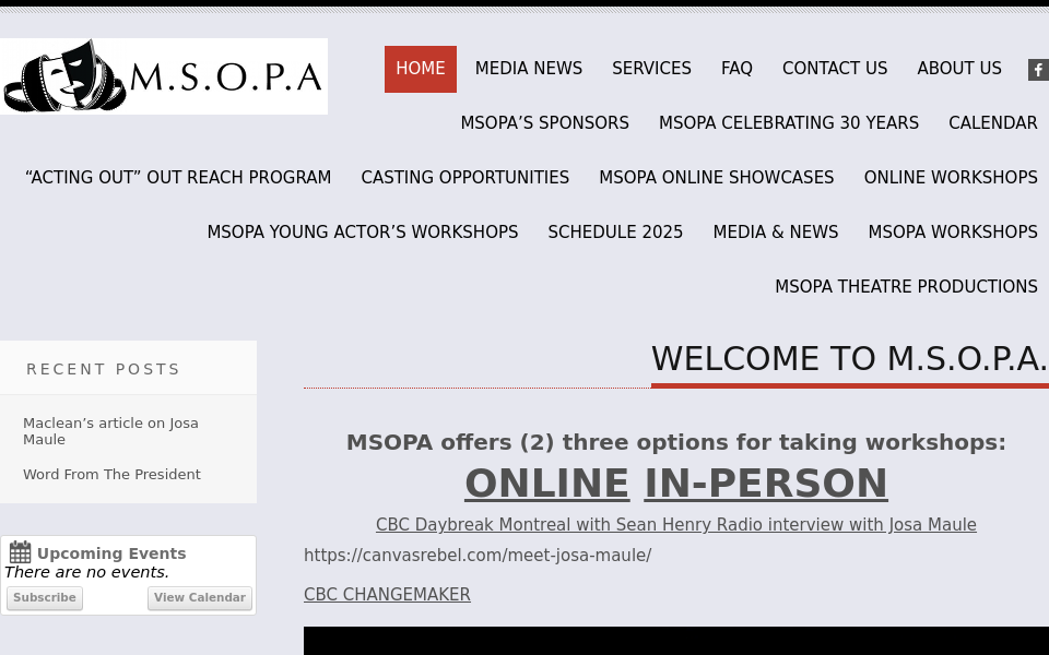 msopa.com/ screen capture