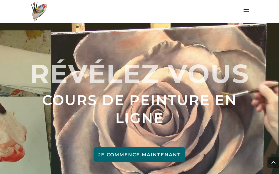www.cours-de-peinture.com/ screen capture