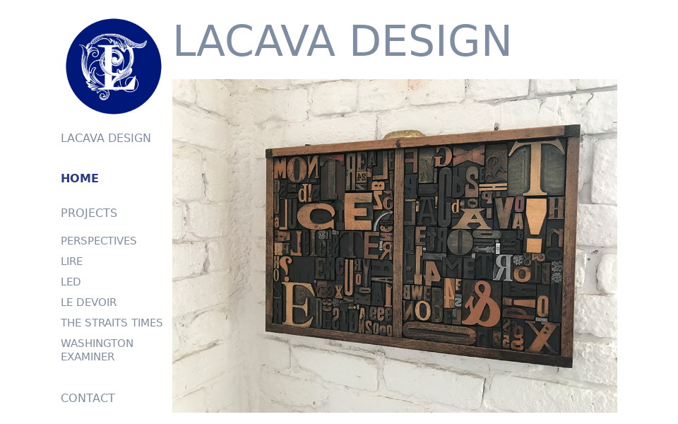 www.lacavadesign.ca/ screen capture