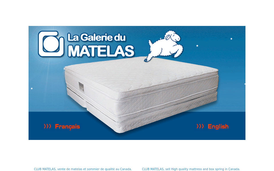 www.lagaleriedumatelas.com/ screen capture
