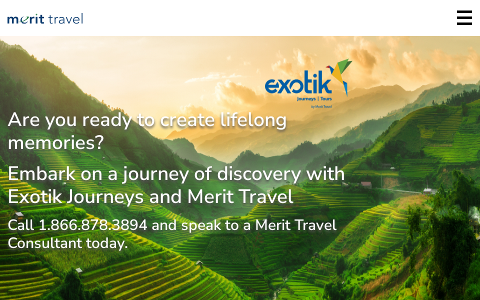 merittravel.com/ screen capture