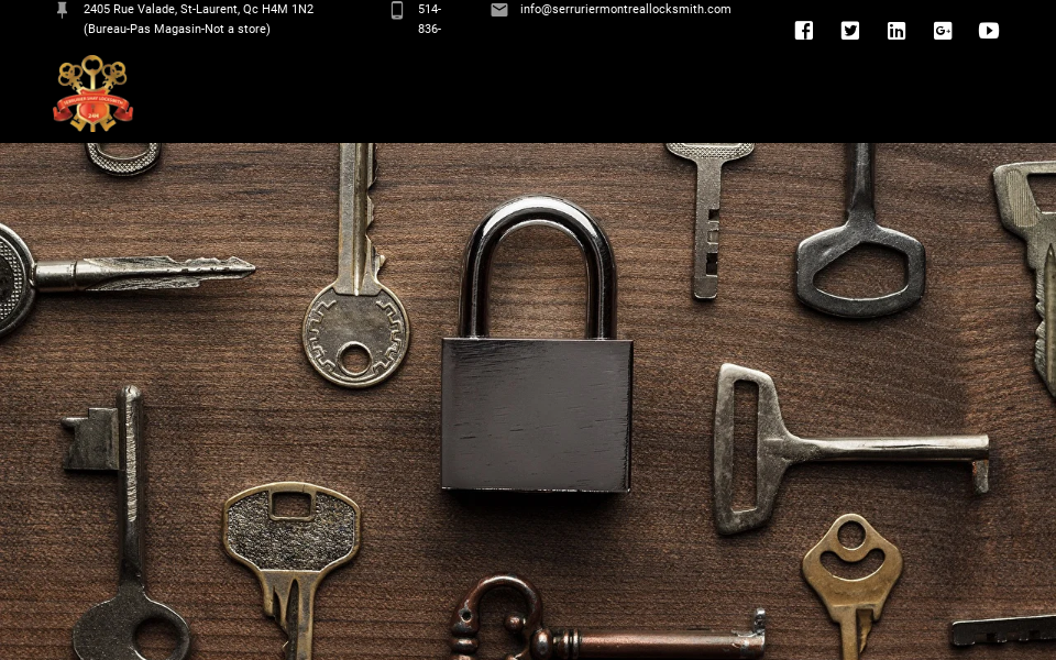 www.serruriermontreallocksmith.com/ screen capture