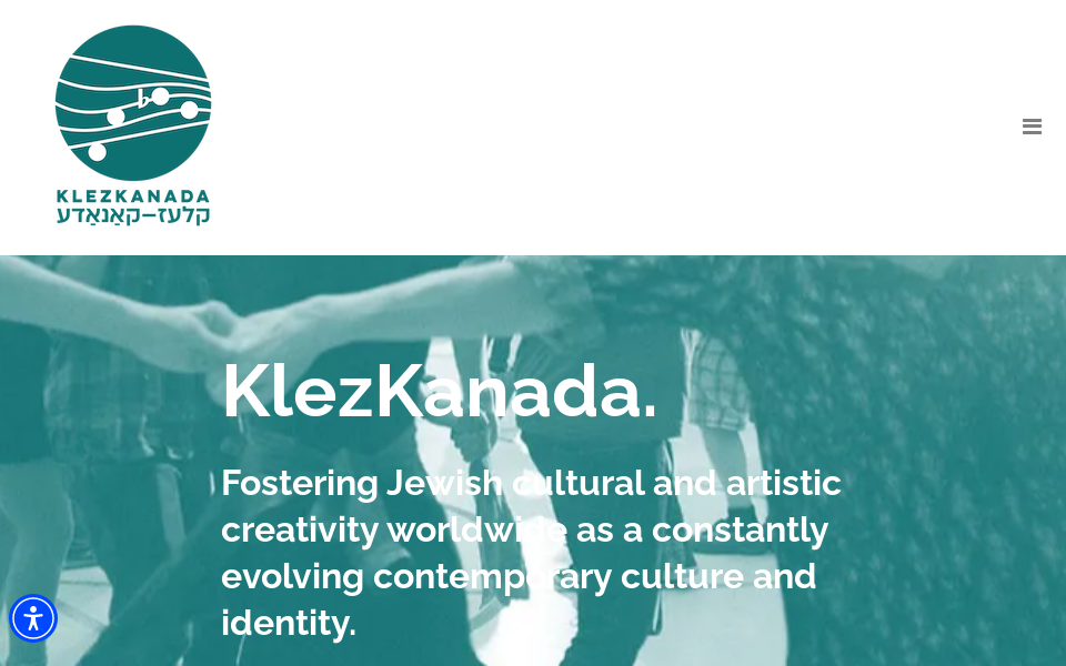 klezkanada.org/ screen capture