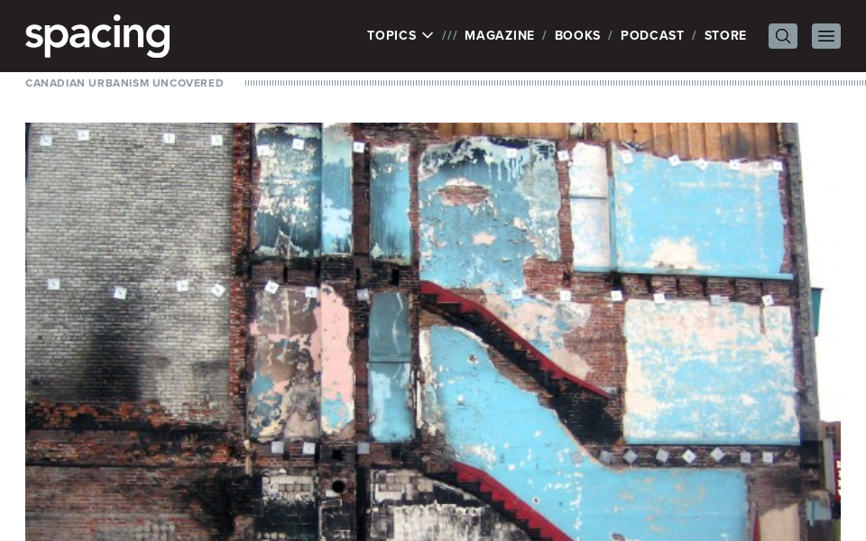 spacing.ca/montreal/ screen capture