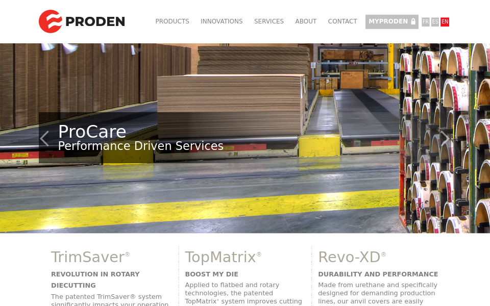 proden.com/ screen capture