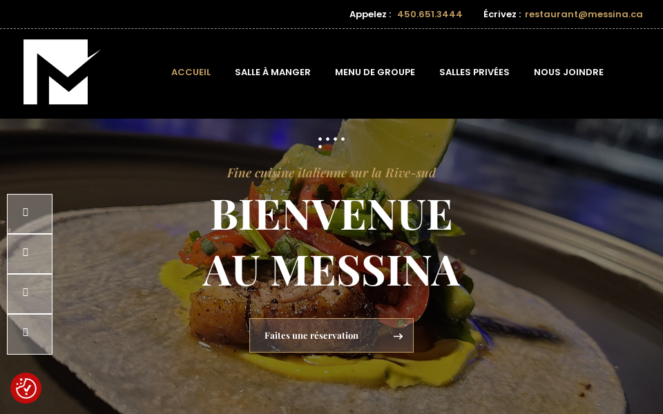 www.messina.ca screen capture