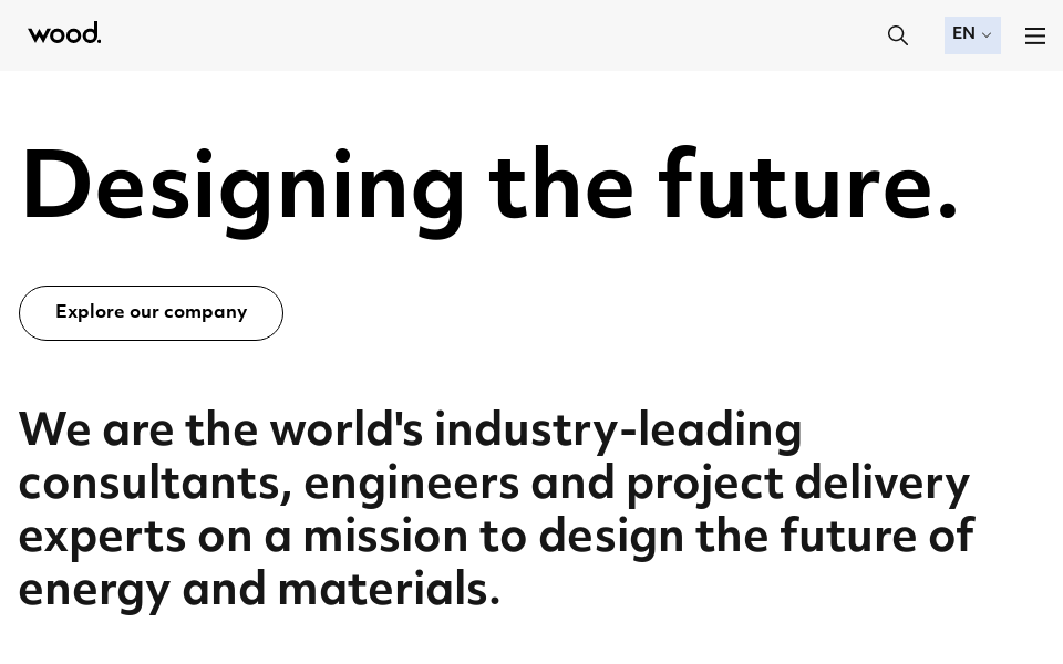 woodplc.com screen capture