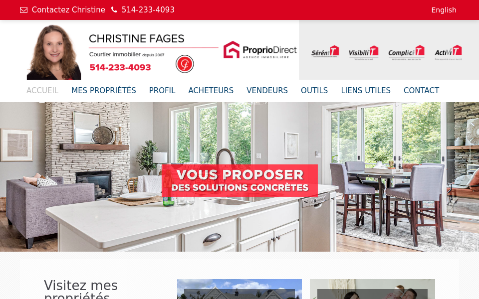 christinefages.com/ screen capture