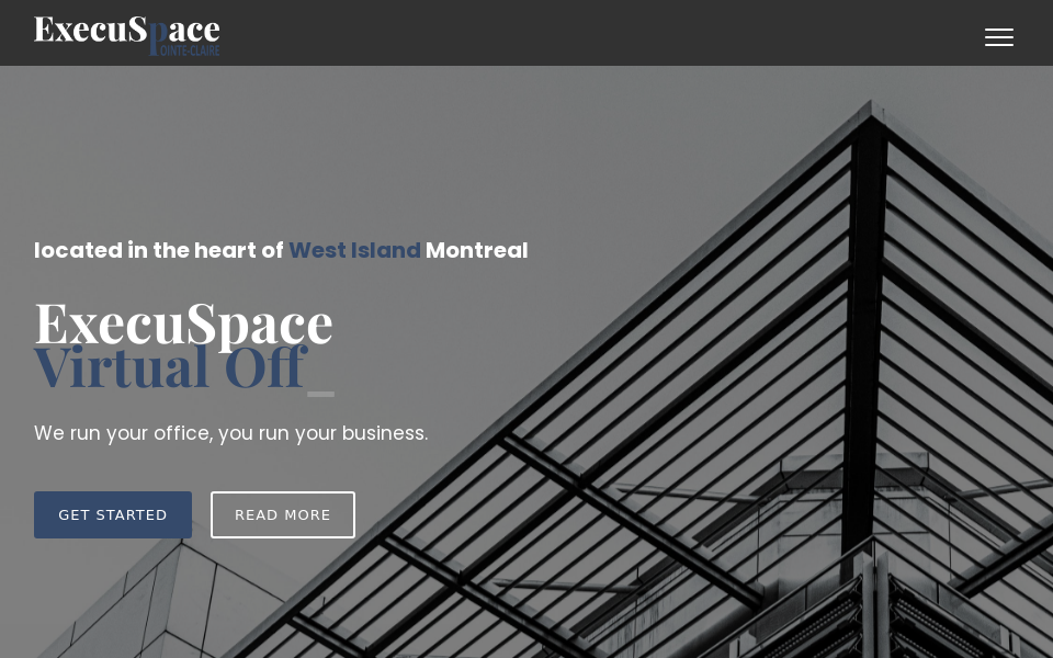 execuspacepointeclaire.com/ screen capture
