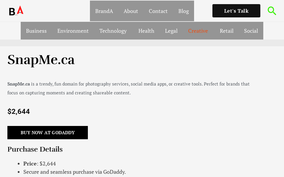 snapme.ca/ screen capture