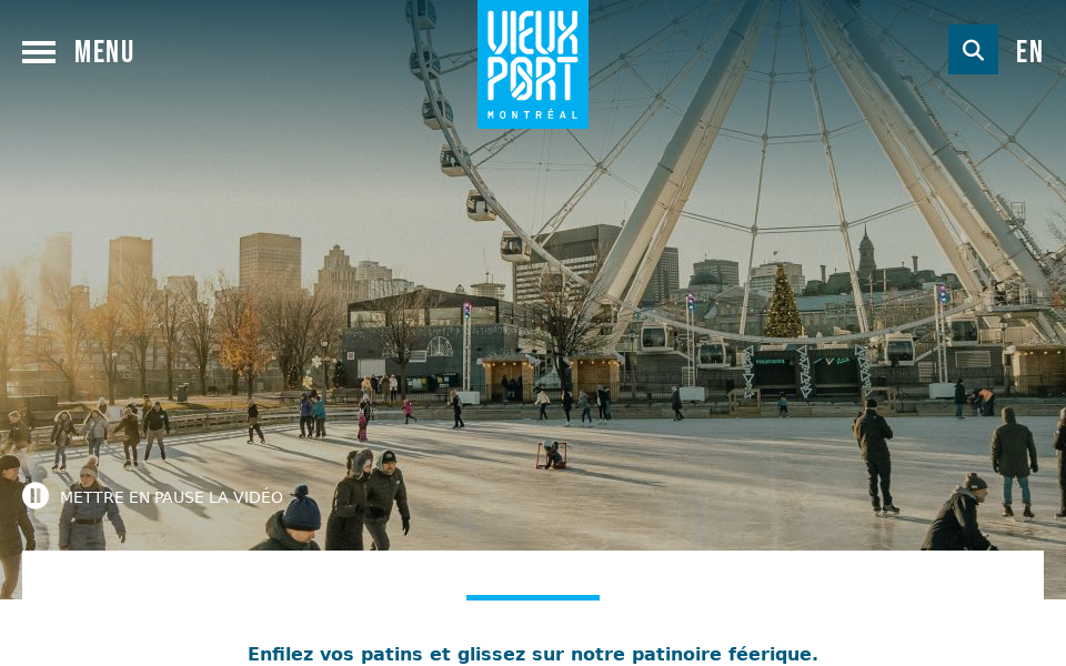 www.vieuxportdemontreal.com screen capture