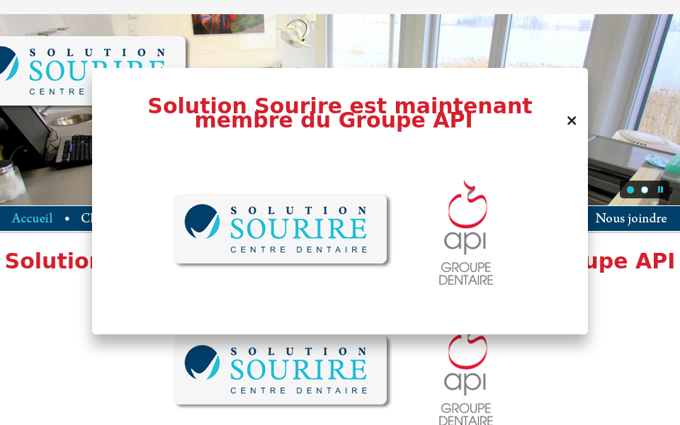 www.solutionsourire.com/ screen capture