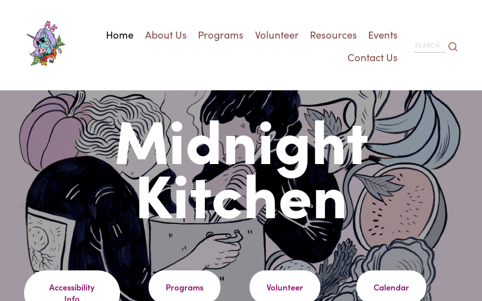 midnightkitchen.org/ screen capture
