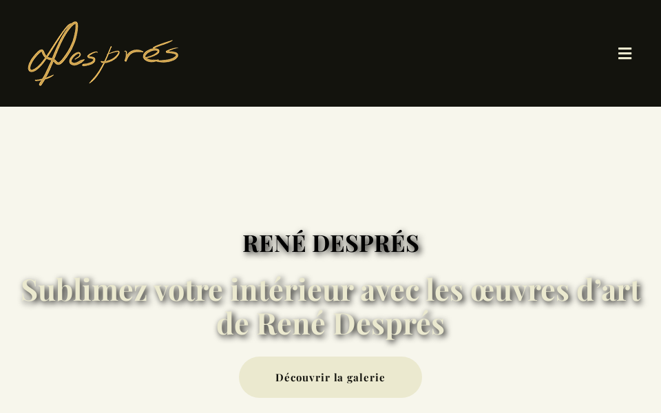 www.renedespres.com/ screen capture
