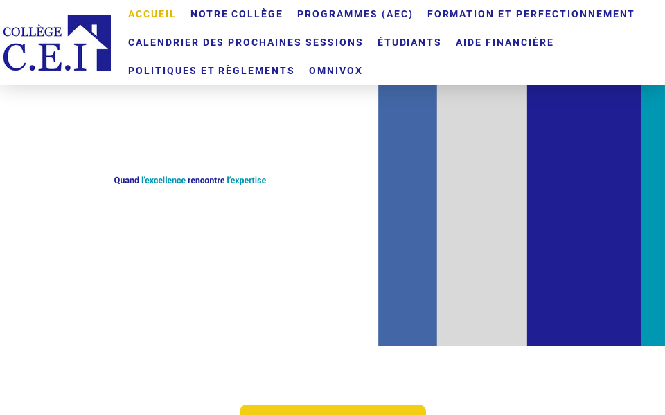 www.college-cei.com/ screen capture
