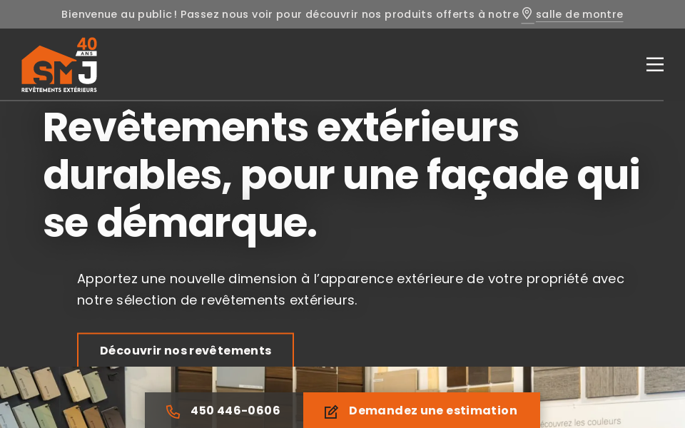 www.revetementssmj.com/ screen capture