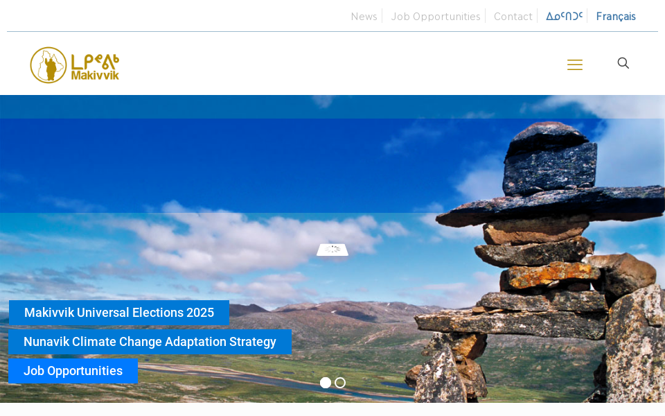 www.makivik.org/ screen capture