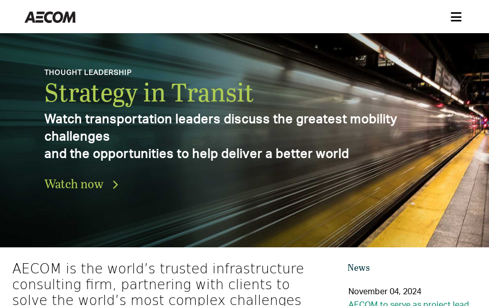 aecom.com/ screen capture