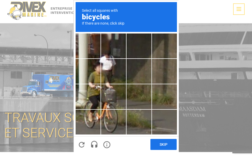 www.divexmarine.com/ screen capture
